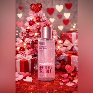 VS PINK Love Shimmer Secret Crush Body Mist | Sweet Peach & Juicy Fig